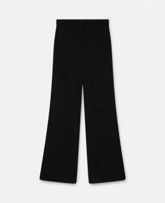 Pantaloni sartoriali in flanella di lana
