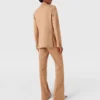 Pantaloni svasati a vita bassa a righe Pantaloni svasati a vita bassa a righe