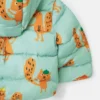 Piumino con cappuccio con stampa scoiattolo Piumino con cappuccio con stampa scoiattolo
