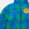 Piumino con motivo a quadri Sunshine Face Piumino con motivo a quadri Sunshine Face