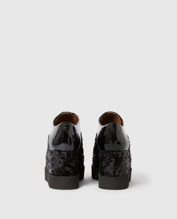 Platform Elyse monocromatiche con paillettes in edizione limitata Platform Elyse monocromatiche con paillettes in edizione limitata