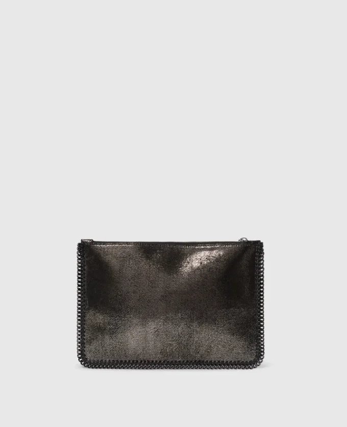 Pochette con cerniera metallica Falabella Pochette con cerniera metallica Falabella