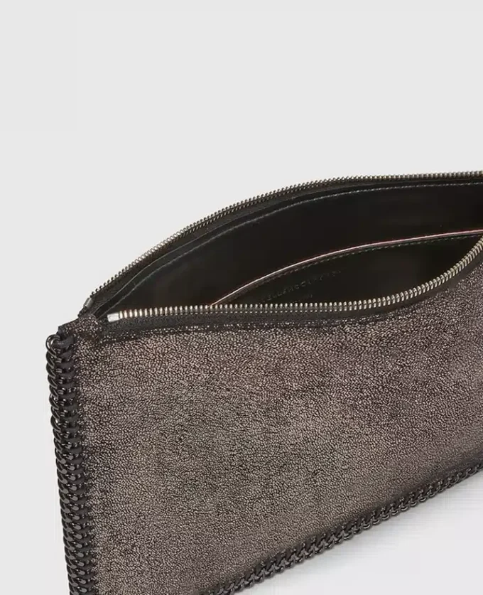 Pochette con cerniera metallica Falabella Pochette con cerniera metallica Falabella
