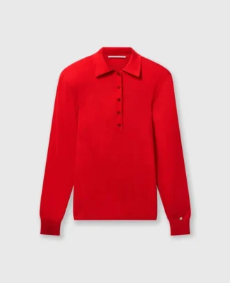 Polo con spalle larghe
