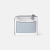 Portacarte con logo e chiusura a zip