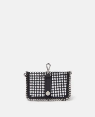 Portacarte Falabella Crystal con catena Portacarte Falabella Crystal con catena