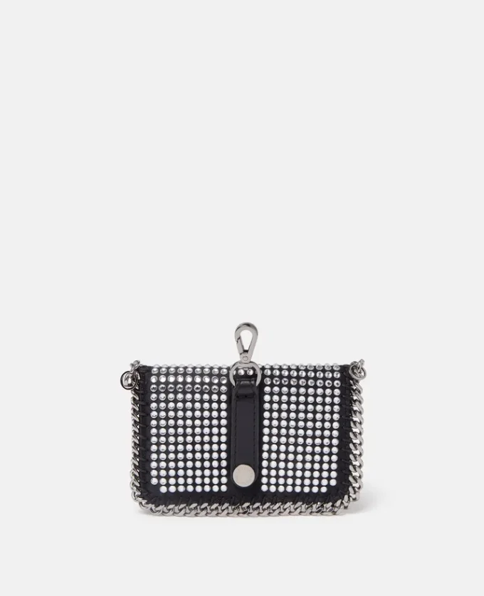 Portacarte Falabella Crystal con catena Portacarte Falabella Crystal con catena
