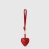 Portachiavi con ciondolo a forma di cuore Portachiavi con ciondolo a forma di cuore