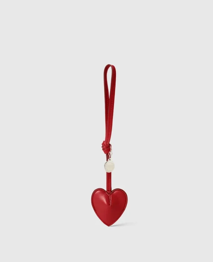 Portachiavi con ciondolo a forma di cuore Portachiavi con ciondolo a forma di cuore