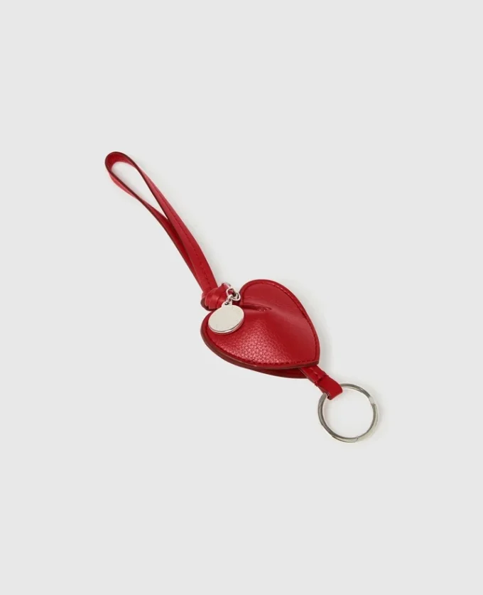 Portachiavi con ciondolo a forma di cuore Portachiavi con ciondolo a forma di cuore