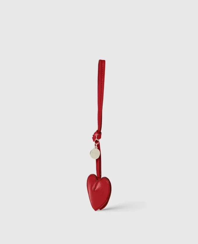 Portachiavi con ciondolo a forma di cuore Portachiavi con ciondolo a forma di cuore