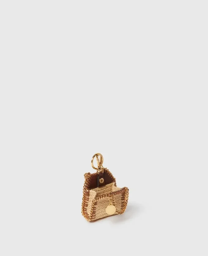 Portachiavi Falabella Raffia AirPods Case Portachiavi Falabella Raffia AirPods Case