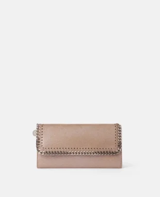 Portafoglio Falabella Flap Continental perlato