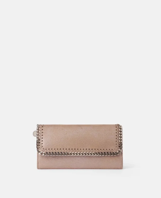 Portafoglio Falabella Flap Continental perlato Portafoglio Falabella Flap Continental perlato