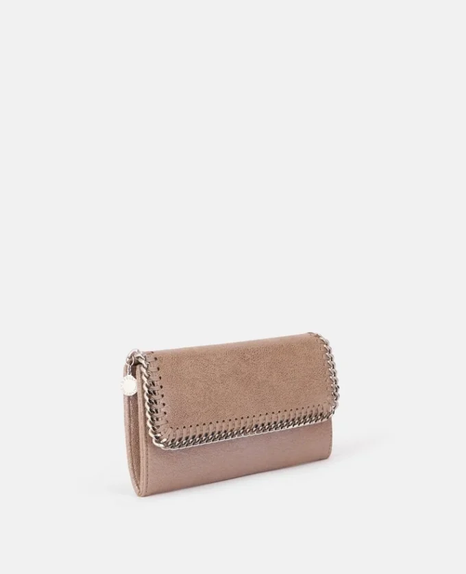 Portafoglio Falabella Flap Continental perlato Portafoglio Falabella Flap Continental perlato