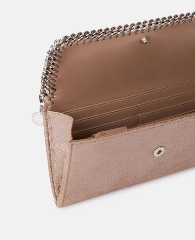 Portafoglio Falabella Flap Continental perlato Portafoglio Falabella Flap Continental perlato