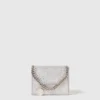 Portafoglio triplo Falabella metallizzato Portafoglio triplo Falabella metallizzato