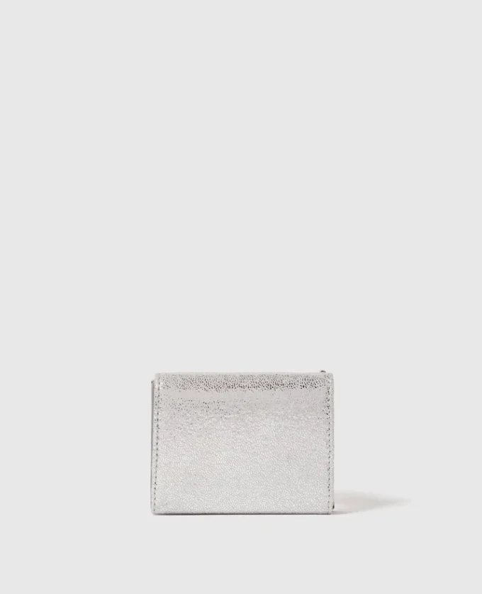 Portafoglio triplo Falabella metallizzato Portafoglio triplo Falabella metallizzato