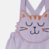 Salopette con grafica gatto Salopette con grafica gatto