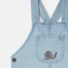 Salopette in denim Woodland Friends Salopette in denim Woodland Friends