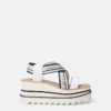 Sandali con plateau a righe Sneak-Elyse