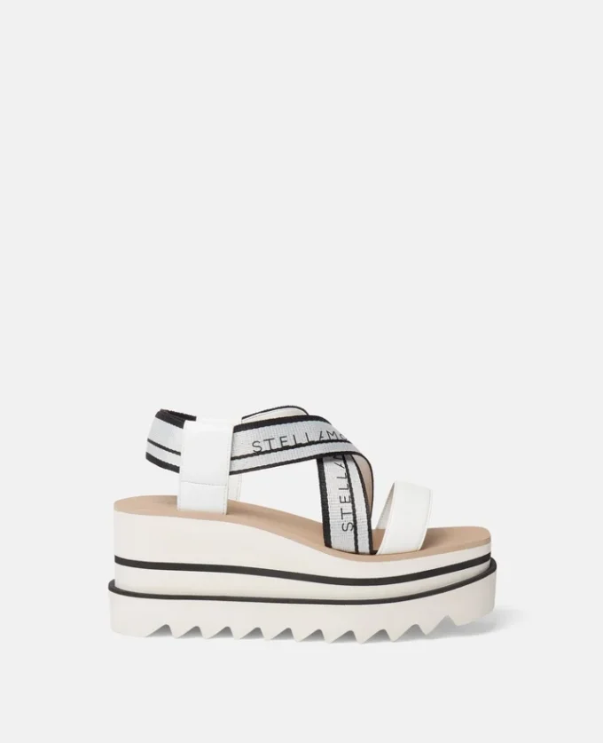 Sandali con plateau a righe Sneak-Elyse