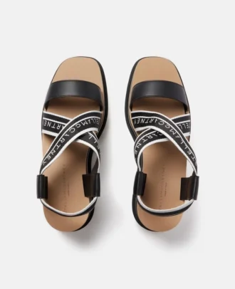 Sandali con plateau a righe Sneak-Elyse