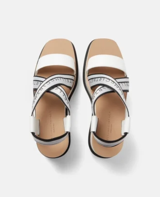 Sandali con plateau a righe Sneak-Elyse