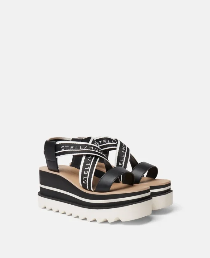 Sandali con plateau a righe Sneak-Elyse Sandali con plateau a righe Sneak-Elyse