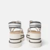 Sandali con plateau a righe Sneak-Elyse