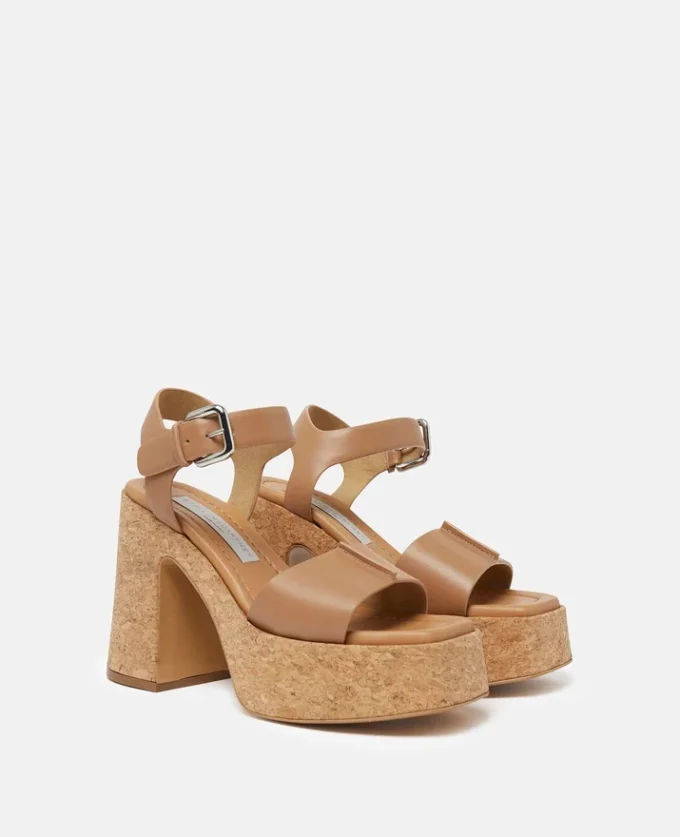 Sandali con plateau e fibbia Skyla