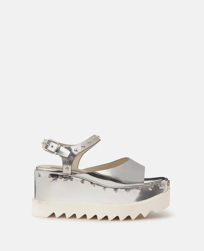 Sandali con plateau Elyse Star Stud Mirrored Sandali con plateau Elyse Star Stud Mirrored