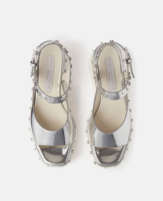 Sandali con plateau Elyse Star Stud Mirrored Sandali con plateau Elyse Star Stud Mirrored