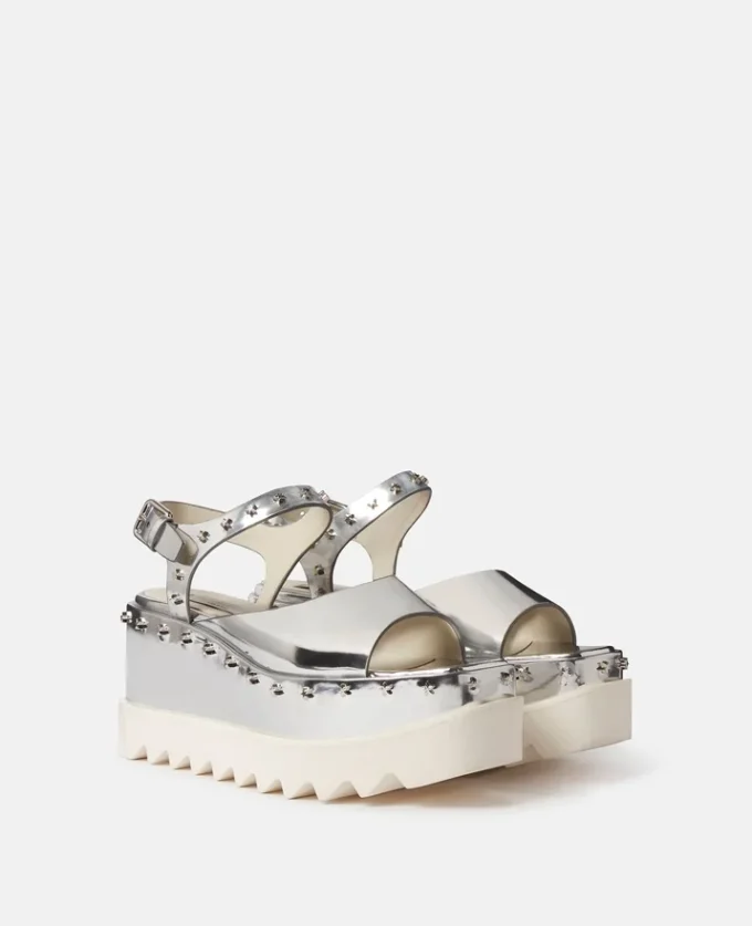 Sandali con plateau Elyse Star Stud Mirrored Sandali con plateau Elyse Star Stud Mirrored