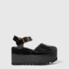 Sandali con plateau in vernice Elyse