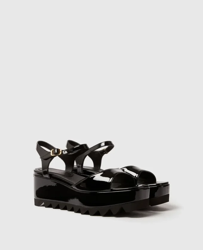 Sandali con plateau in vernice Elyse Sandali con plateau in vernice Elyse
