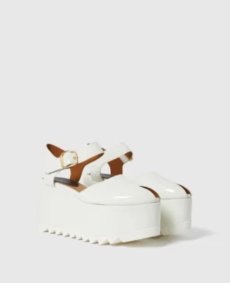 Sandali con plateau in vernice Elyse