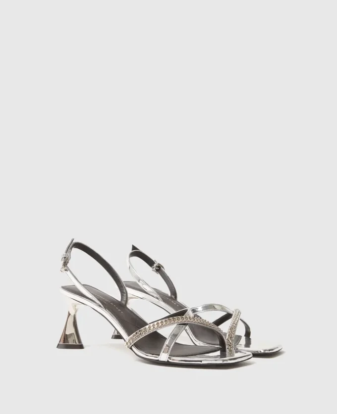 Sandali con tacco metallico Elsa Sandali con tacco metallico Elsa