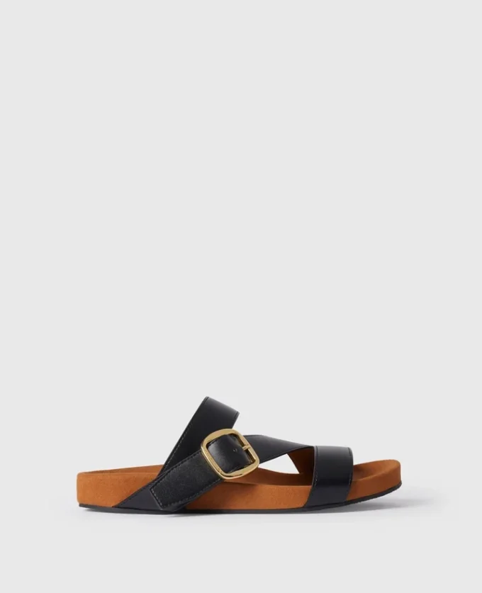 Sandali Gaia con fibbia e tallone scoperto Sandali Gaia con fibbia e tallone scoperto