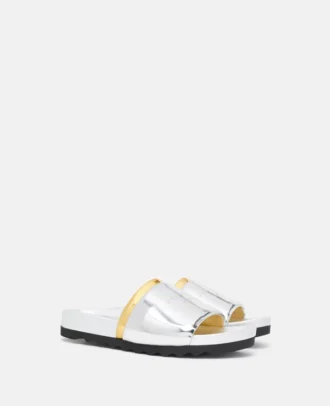 Sandali slide-on bicolori Sandali slide-on bicolori