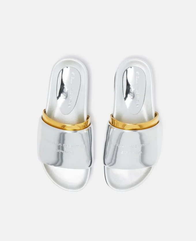 Sandali slide-on bicolori Sandali slide-on bicolori