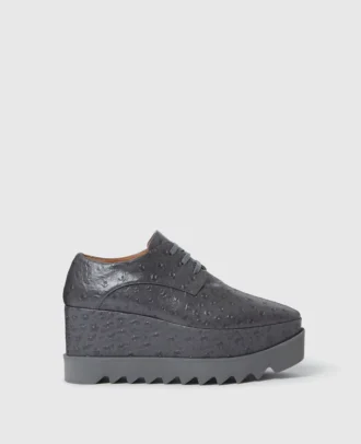 Scarpe con plateau Elyse Ostrich