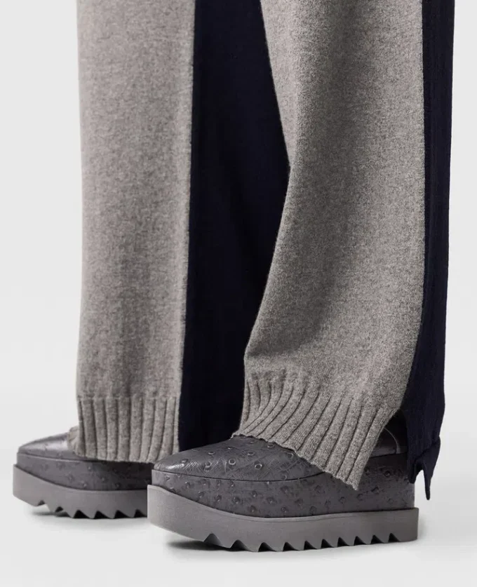 Scarpe con plateau Elyse Ostrich
