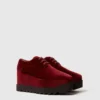 Scarpe con plateau in velluto Elyse