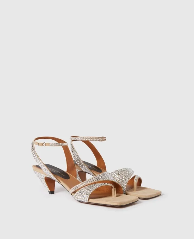 Scarpe con tacco basso Stella Spur Crystal Hotfix Scarpe con tacco basso Stella Spur Crystal Hotfix