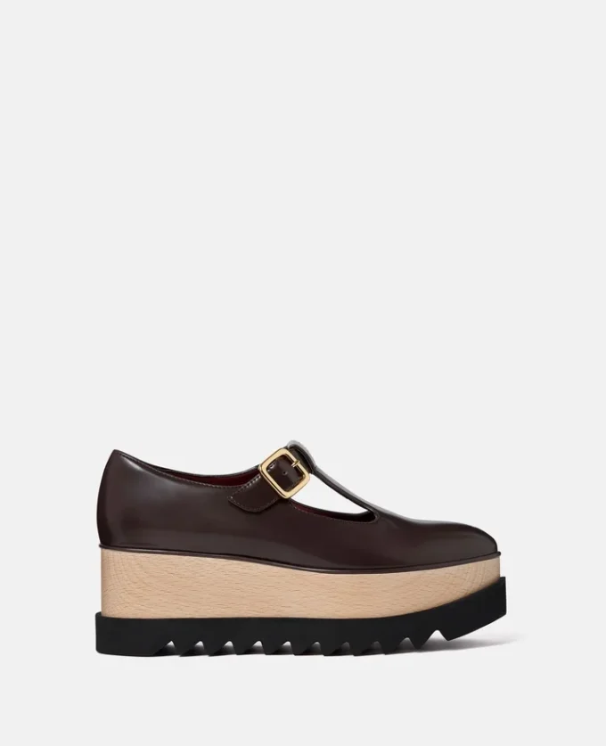 Scarpe Mary Jane con plateau e cinturino a T Elyse Scarpe Mary Jane con plateau e cinturino a T Elyse