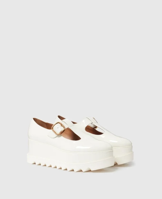 Scarpe Mary Jane con plateau e cinturino a T Elyse Scarpe Mary Jane con plateau e cinturino a T Elyse