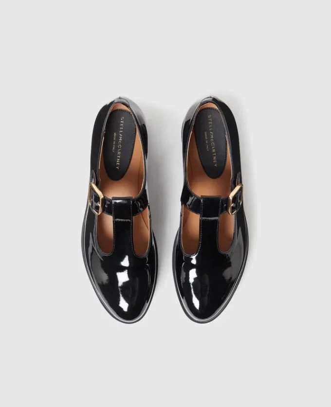 Scarpe Mary Jane con plateau e cinturino a T Elyse Scarpe Mary Jane con plateau e cinturino a T Elyse