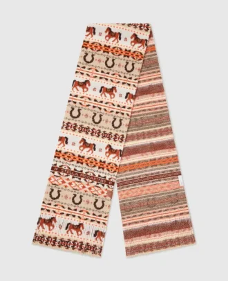 Sciarpa in lana Fair Isle