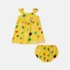 Set abito con motivo a stelle e bloomers